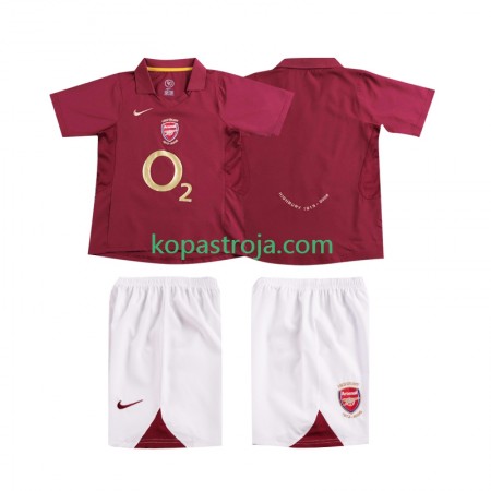 Billiga Fotbollströjor Arsenal 2006 Retro Barn Hemma tröja 2005 Kortärmad